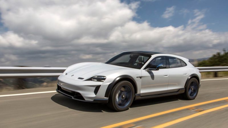 Porsche Mission E electric concept car