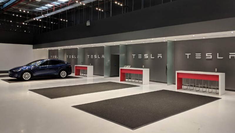 Tesla service centre