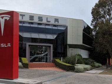 Alexandria is one of three store locations in Sydney, and its main service centre. Source: Tesla
