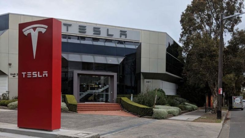 Alexandria is one of three store locations in Sydney, and its main service centre. Source: Tesla