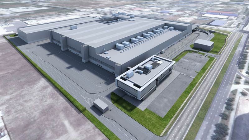 Artist's impression of Dyson’s advanced automotive manufacturing facility in Singapore. Source: Dyson