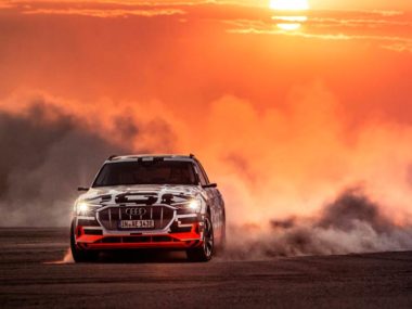 Audi etron in Namibia