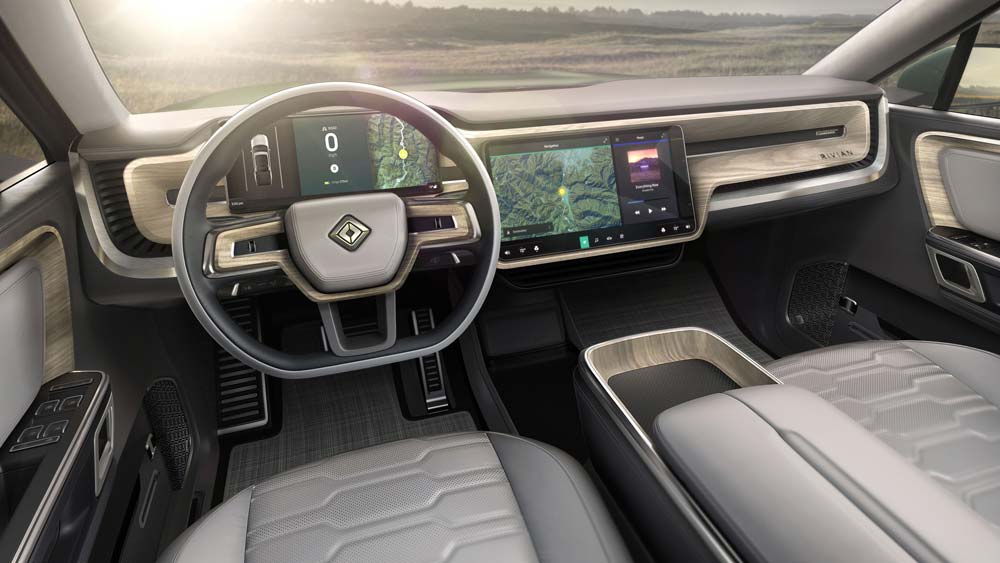 Rivian R1S R1T dashboard