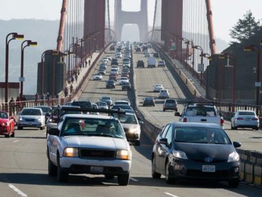 golden gate bridge traffic