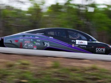 Sunswift Violet solar racing car