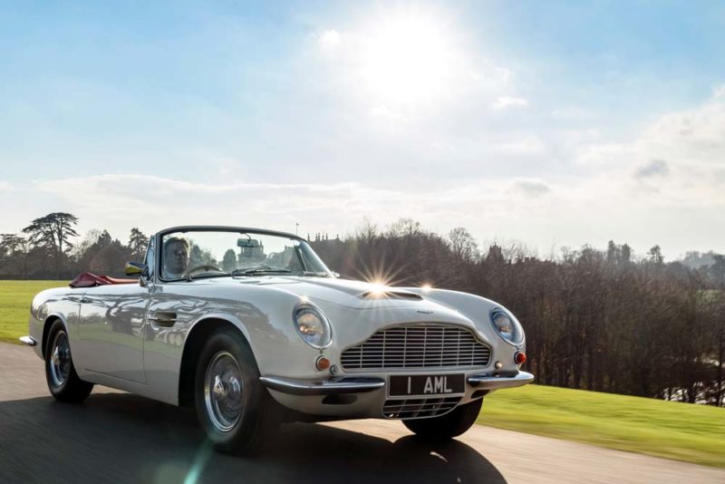 electric Aston Martin DB6 Volante
