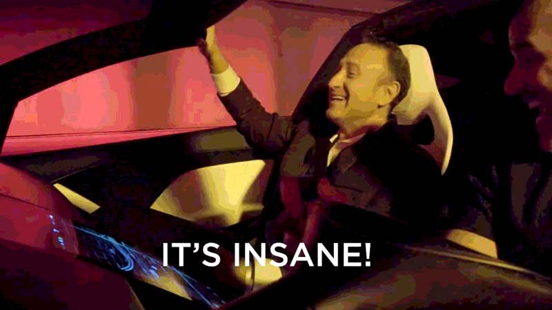 tesla roadster insane