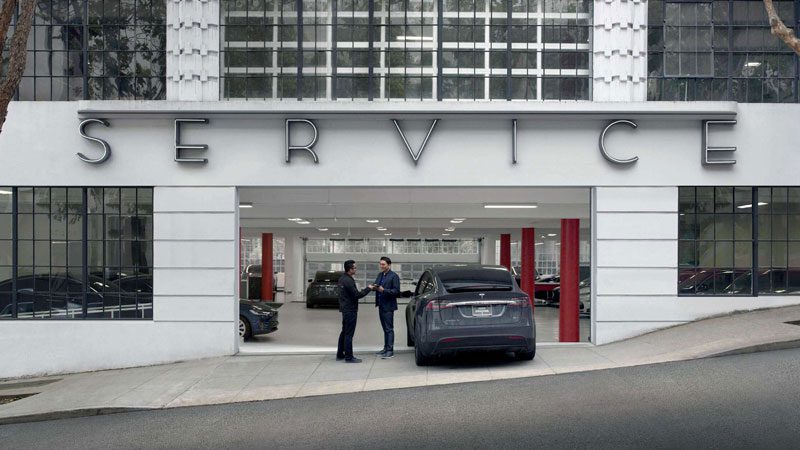 Tesla service centre