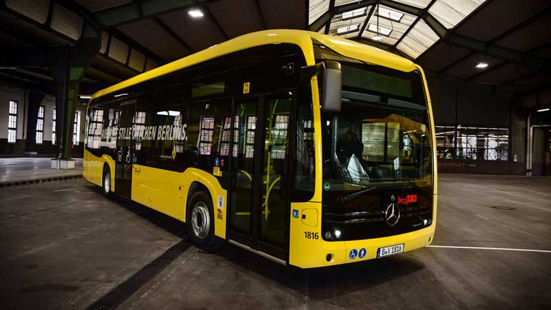 The first Mercedes-Benz eCitaro bus has been delivered to Berlin's BVG. Supplied.