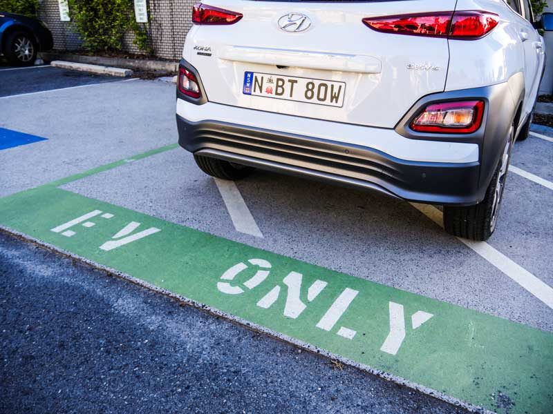 The 2019 Hyundai Kona Electric. Credit: Bridie Schmidt