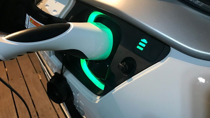Kona charging at home