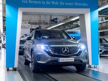 The Mercedes-Benz EQC compact SUV. Source: Daimler