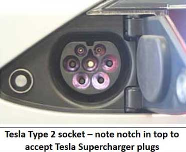 Tesla CCS2 with notch