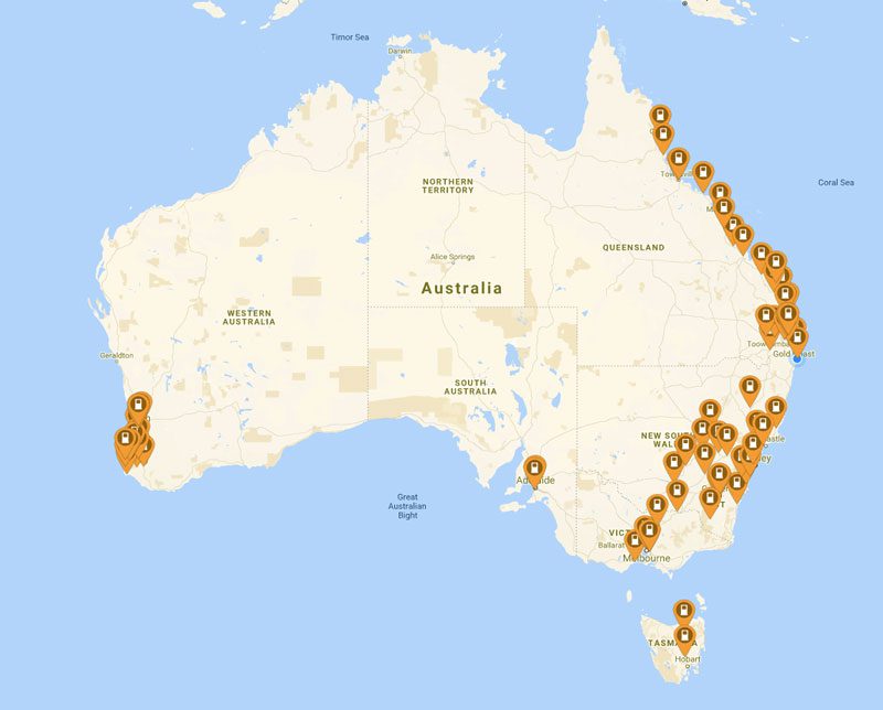 Australia electric vehicle fast-charger numbers doubled in past 12 months