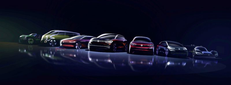 The VW ID family. Source: VW media
