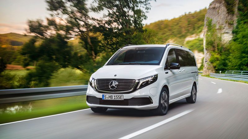 The EQV electric people mover. Source: Mercedes-Benz