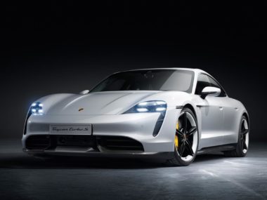 The Taycan electric sportscar. Source: Porsche