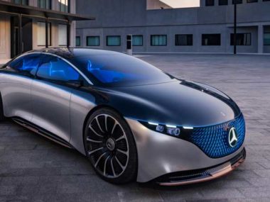 The Vision EQS electric car concept. Source: Daimler