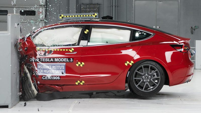 model 3 crash test