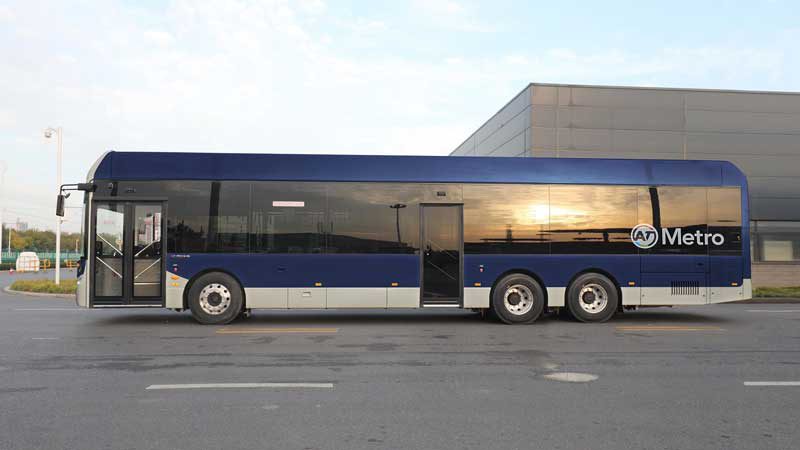 A Yutong e13 electric bus. Source: Auckland Council