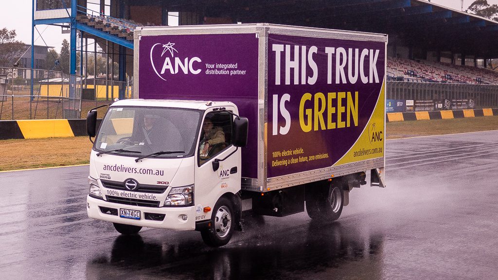 SEA electric truck CEFC drive day