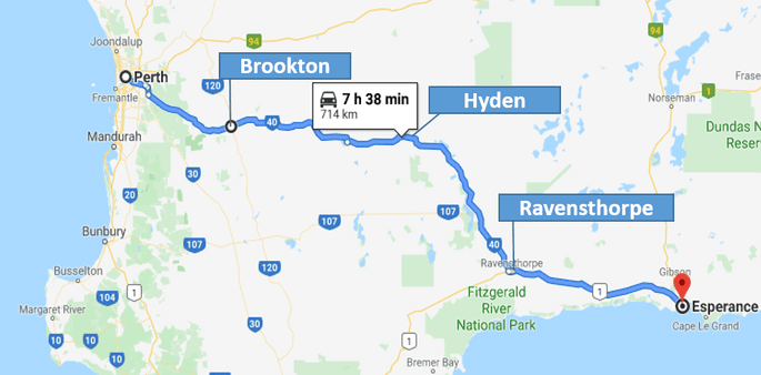 perth to esperance