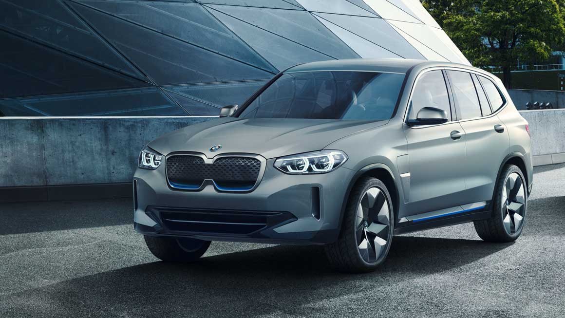 BMW iX3 as a concept in 2018. Source: BMW