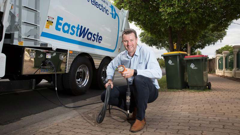 east waste ev garbage truck