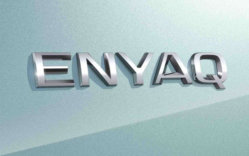 Enyaq logo. Source: Å koda