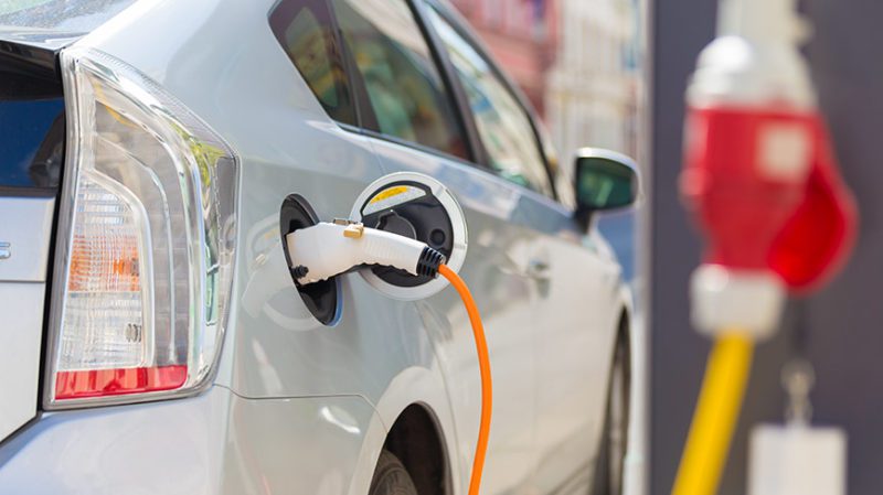 Electric Car in Charging Station - optimised