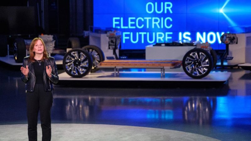mary barra ev day