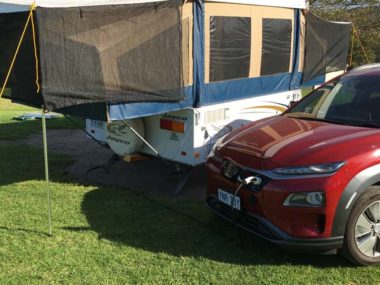 kona electric towing