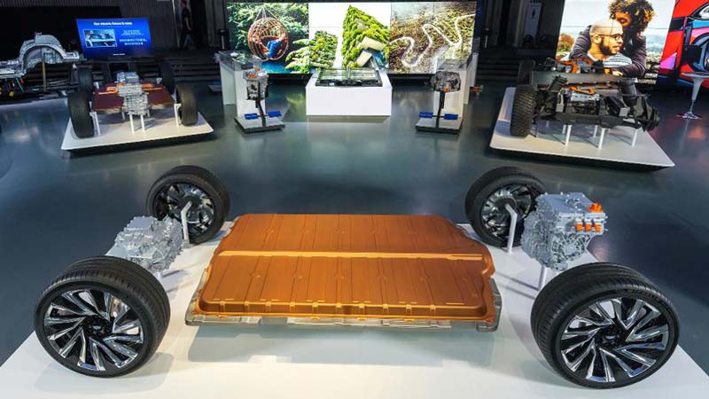 GM's Ultium battery and platform. Image credit: Steve Fecht for General Motors