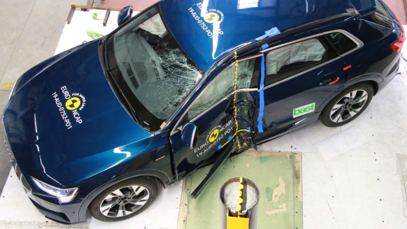 Audi e-tron safety testing. Source: ANCAP