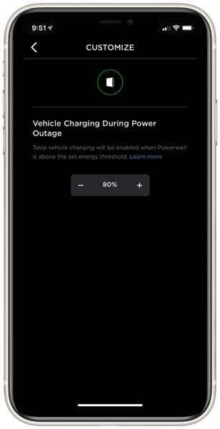powerwall threshold