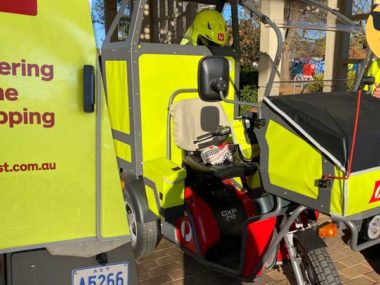 auspost electric delivery vehicle