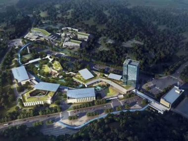 A render of CATL's planned 21C ev battery lab