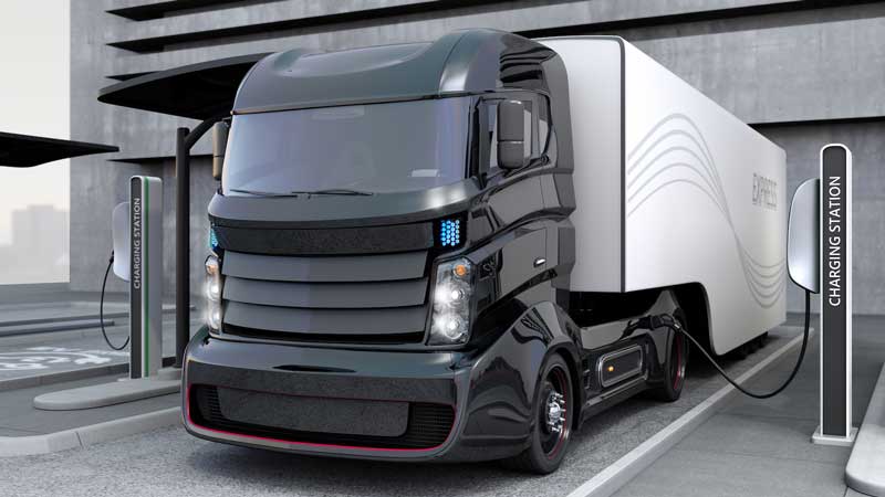 electric truck charging