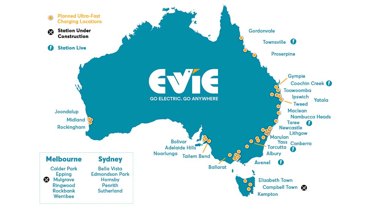 evie networks map