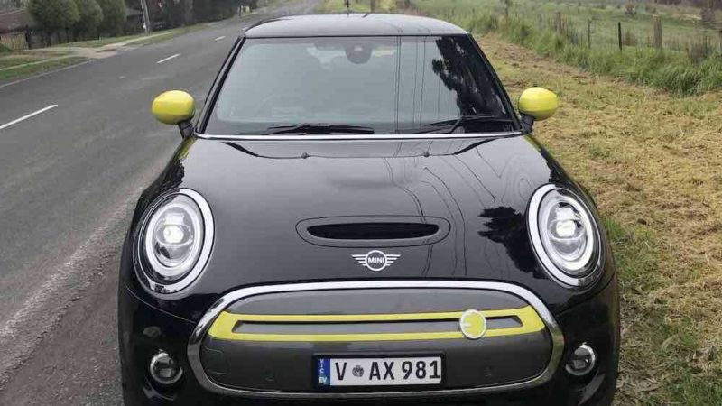 The all-electric Mini Cooper SE
