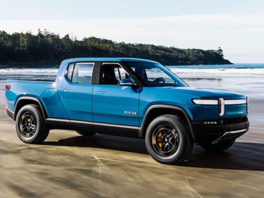 Rivian R1T electric four wheel drive - optimised