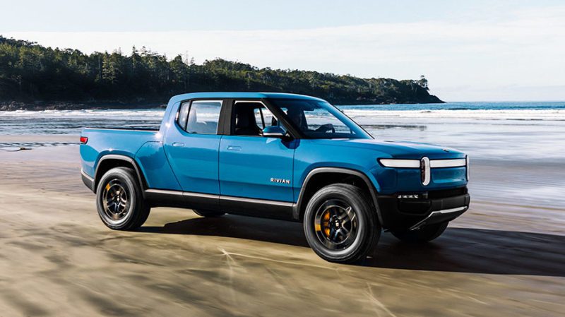 Rivian R1T electric four wheel drive - optimised