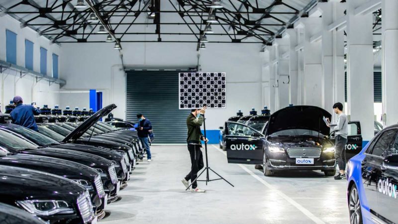 AutoX robo taxis