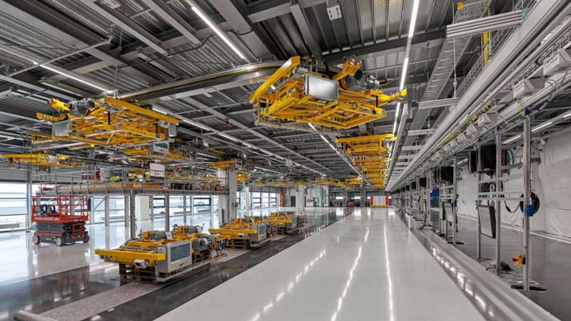 porsche liepzig electric car factory