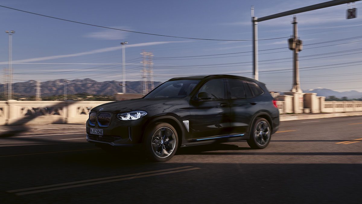 BMW iX3. Supplied