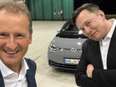 herbert diess and elon musk