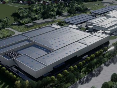 SAFT battery factory render