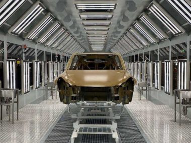model y paint shop