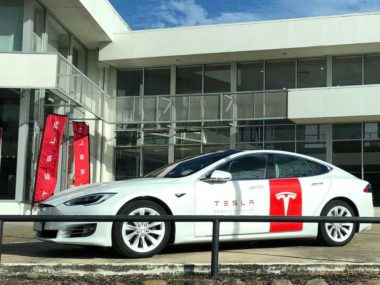 tesla showroom gold coast