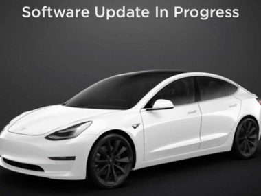 tesla software update
